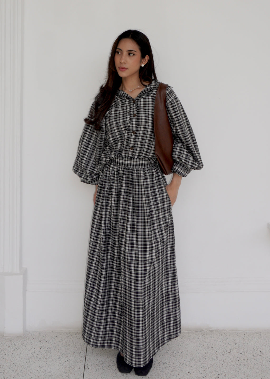 The Plaid Set (Black)